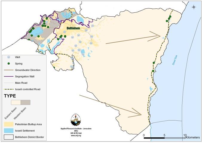 أزمة المياه في محافظة بيت لحم