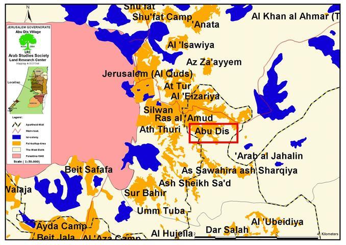 A state of House arrest and the construction of a new settlement prevails in Abu Dis town