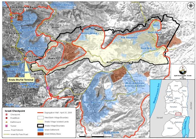 Israel Confiscate more of ‘Anata’s village lands
