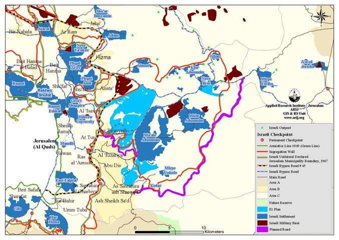 “The Magical Solution”  Road # 45, another Israeli tool to disrupt the emergence of the future Palestinian State
