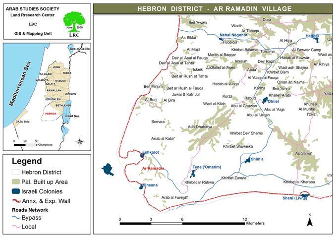 Israeli Occupation Forces Embark on Enlarging Sinsana settlement in Al Ramadien Village