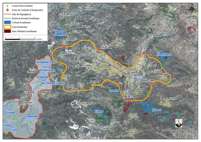 Le siège de la ville de Nablus et des 15 villages autour se resserre.
