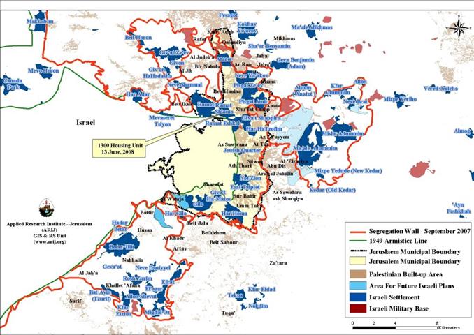 1300 New Israeli Houisng Units to be built in Jerusalem