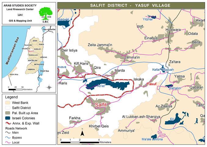 An Increase in the Frequency of Colonists’ Attacks on Palestinian Farmers in the Village of Yasuf