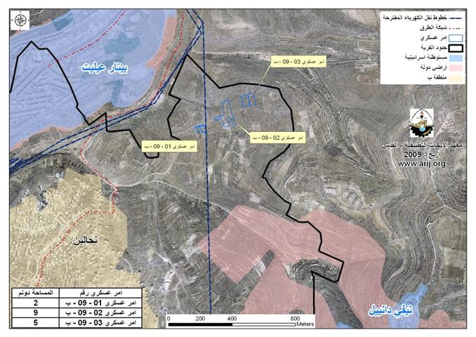 اسرائيل تعتزم الاستيلاء على مزيد من الاراضي الفلسطينية في قرية نحالين تحت مسمى “أراضي دولة”