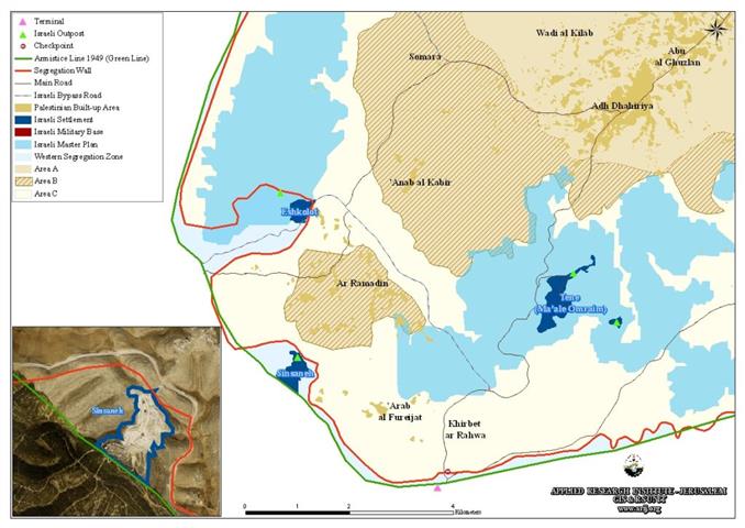 An Israeli Colonial Expansion in Sinsanah Settlement in Southern Hebron Governorate