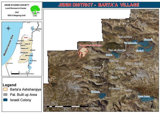 The Israeli Occupation Army Issues Stop-Work Orders against a Number of Houses in East Barta’a