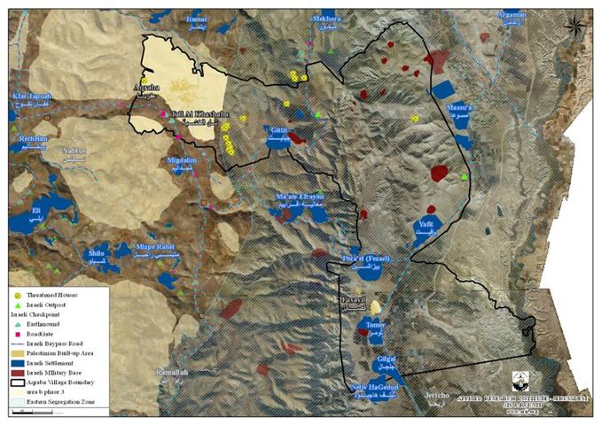 The Israeli Occupation Authorities strike fear into the heart of Palestinians as they threaten to demolish their houses  “The Case of Aqraba Village”