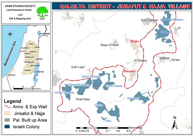 إخطار عدداً من المنشآت بوقف العمل والبناء في قريتي حجة وجينصافوط