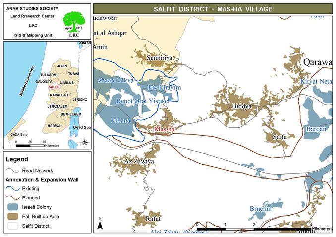 Israeli High Court Rejects An Appeal to Re-Route the Israeli Isolation Wall in Mas-ha Village