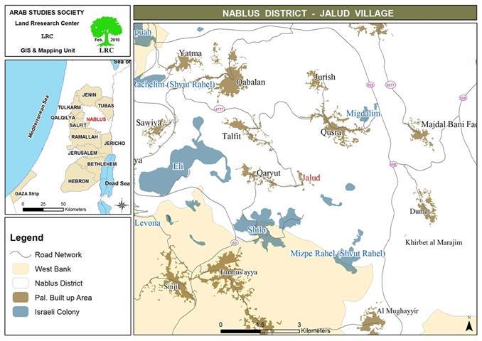 Shivot Raheil Colonists Plough 14 Dunums of Palestinian Lands in Jalud Village