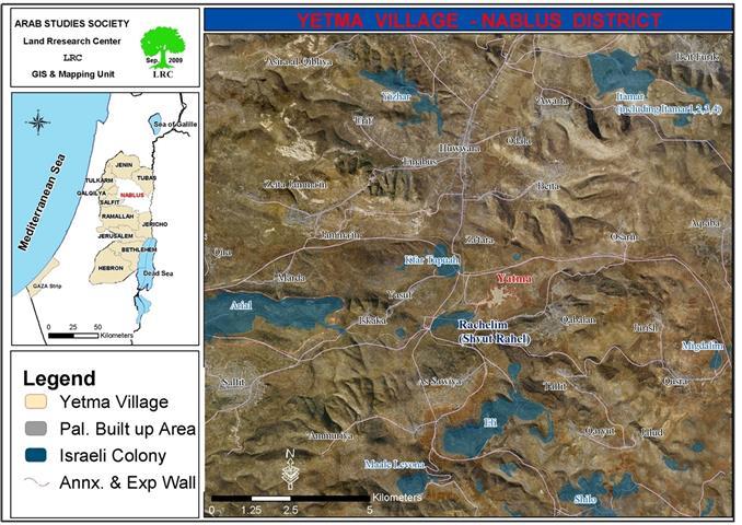 The Israeli Occupation Notifies 9 Houses in Yatma Village with halt of construction orders