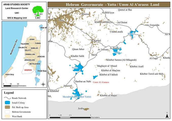 Israeli Colonists Take over 2000 Dunums of Palestinian Lands in Yatta