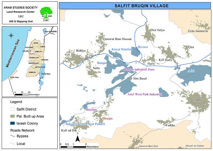 توسيع متسارع لمستعمرة ” بروخين” المقامة على أراضي بلدة بروقين في محافظة  سلفيت