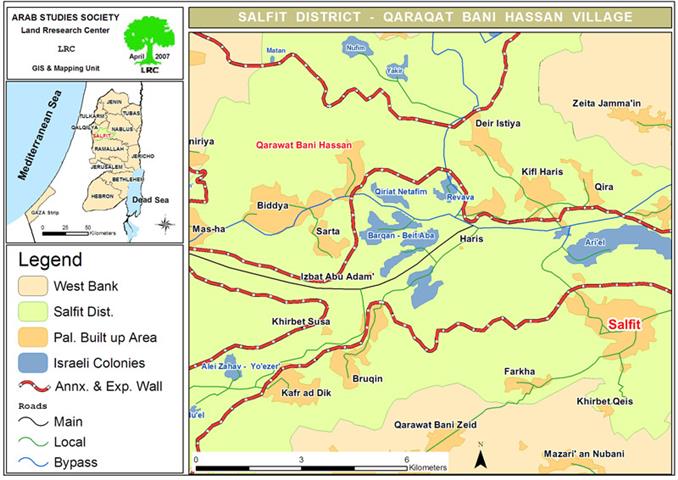 Israeli Occupation Forces Demolish “Freedom Road” in Qarawet Bani Hassan for the Second Time