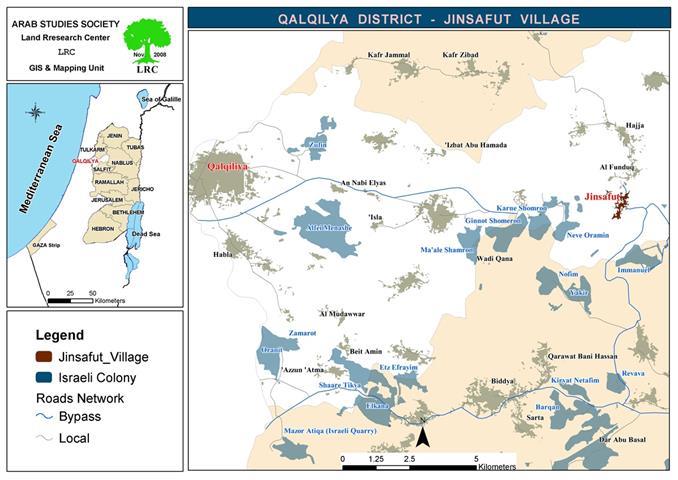The Demolition of Residential and Industrial Structures in the Villages of Haris, Jinsafuit and Arab Abu Fardeh – Qalqilia and Salfit Governorates