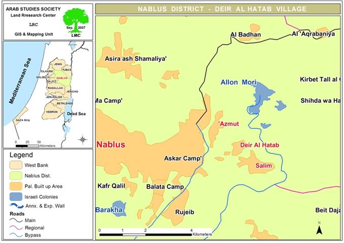 Setting 250 Trees Ablaze in Deir al Hatab – Nablus Governorate