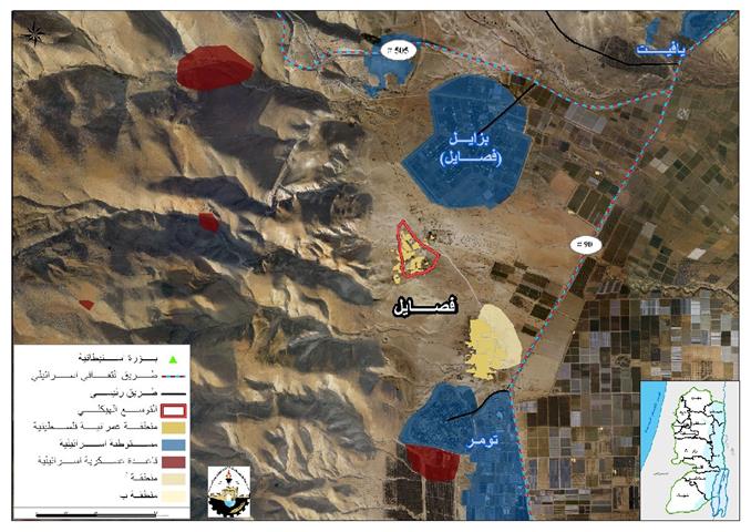 “تطهير عرقي في الأغوار” هدم مضارب ومنشئات في قرية فصايل شمال غرب أريحا