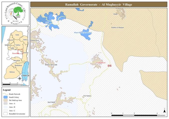 إتلاف 17 شجرة زيتون في قرية المغير / محافظة رام الله
