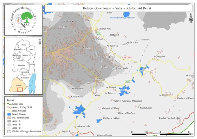الاحتلال يصادر مواد بناء مسجد الدرات شرق يطا