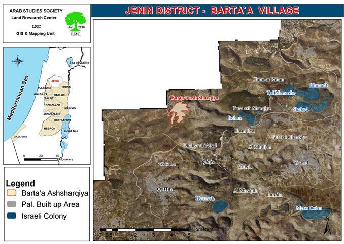 موجة جديدة من سياسة التهجير العنصري تشهدها قرية برطعة / محافظة جنين