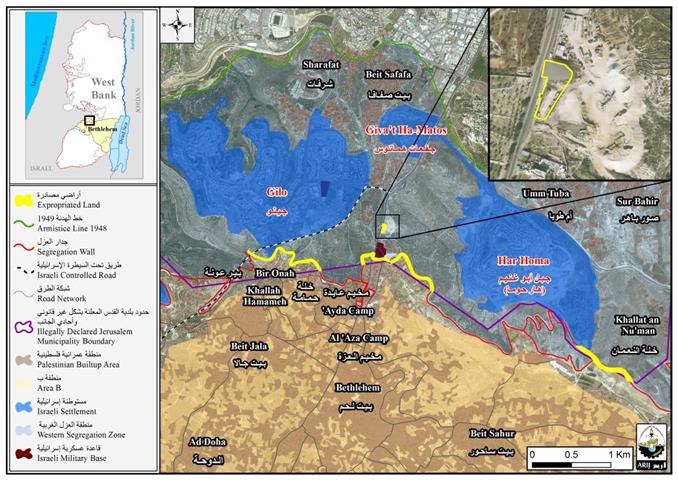” لأغراض المنفعة العامة”
وزير المالية الاسرائيلي يصادر ما يقارب 102 دونما من أراضي بيت ساحور- بيت لحم- بيت جالا