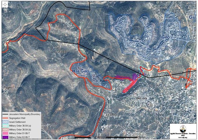 New Land Confiscation Order in Beit Jala City