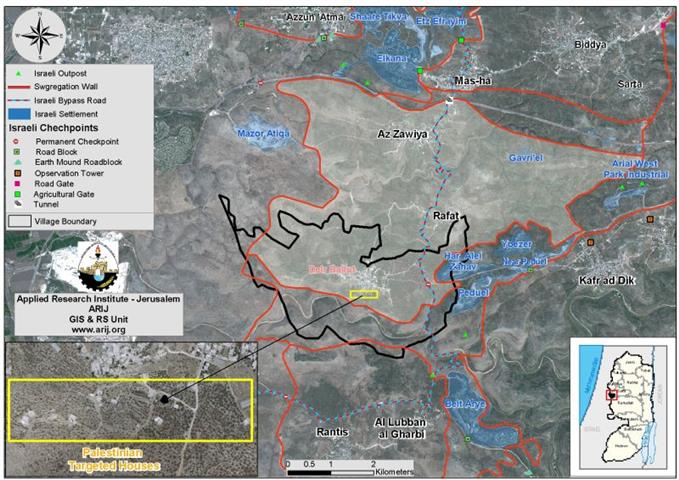 New Military Orders to Halt Construction of Seven Palestinian Houses in the Village of Deir Ballut