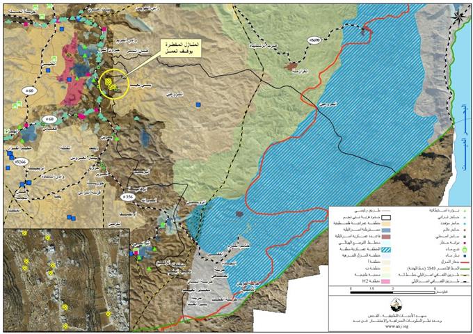 التصعيد الاسرائيلي في بلدة بني نعيم  ” سلطات الاحتلال الاسرائيلي تنذر عدد من العائلات الفلسطينية بأوامر وقف العمل و البناء بذريعة البناء الغير مرخص “