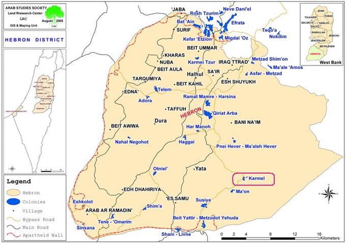 A new colonial spot at the expense of Palestinian Families in Yatta Town ..!