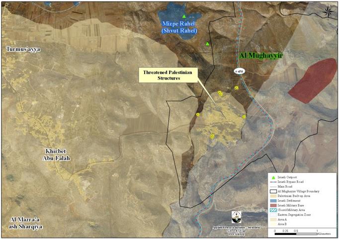 Israeli Demolition Orders for 12 Palestinian Houses in Al Mughayer village
