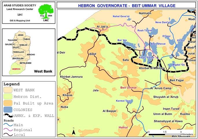 The Village of Salem Between the Israeli Military Occupation and the Israeli Settlements