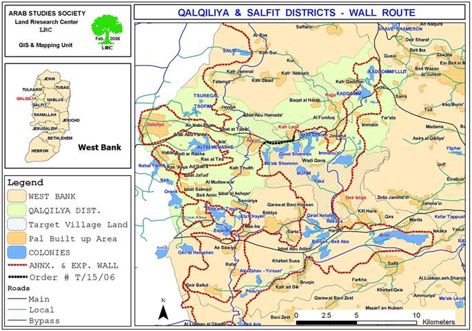 Palestinian farmers denied access to lands isolated behind the path of the Wall