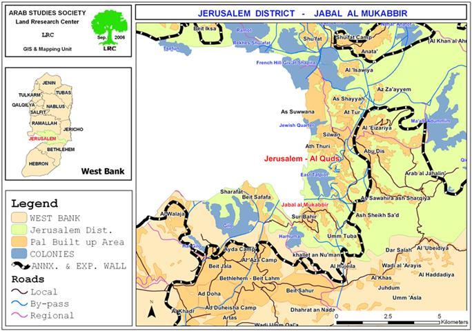 إصدار أوامر هدم بحق عشرات المساكن في جبل المكبر