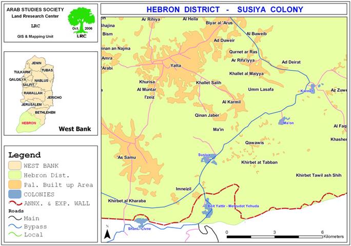 Susiya Colonists convert Palestinian lands into herding ground