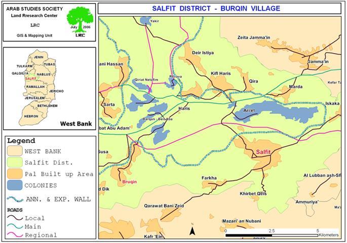 Intensifying Israeli violations against the land and people of Bruqin village