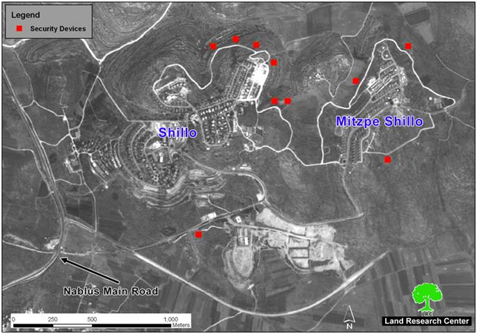 Land confiscated for settlement protection Qarut and Jalud Villages