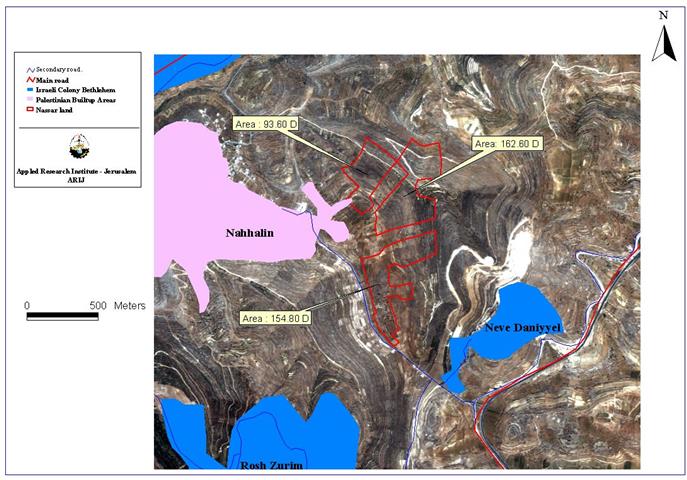 Lands declared as state land in Nahhalin village for future settlement expansion