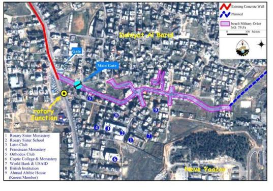 Enclaving Dahiyet Al Barid and Al Ram Territories !