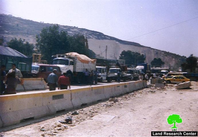 Tightening of closure measures in Tulkarem and Nablus governorates