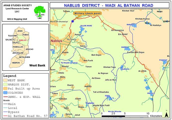 Nablus governorate: the land of Israeli checkpoints !!