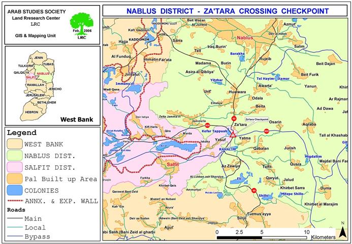 Za’tara (Tabuh) crossing checkpoint, a tool for division and humiliation !!!