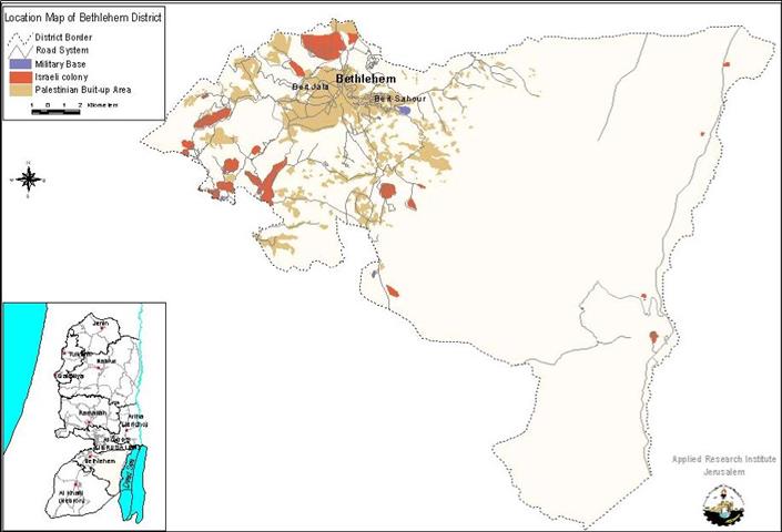 Approaching the Millenium, a New Israeli Military Checkpoint (Erez 2) at the Northern Entrance of Bethlehem City