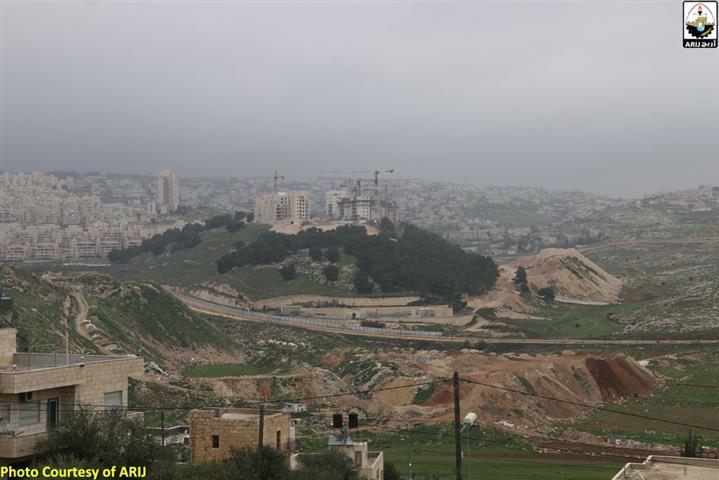 “Extensive destruction and appropriation of land”
Har Homa settlement undergoing expansion over large areas of Beit Sahour city