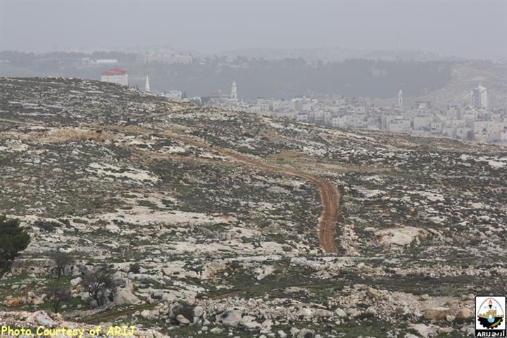 Land Leveling in Khallet Al-Nahle village south of Bethlehem Governorate