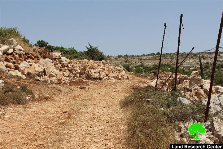 Demolishing a water cistern and ravaging a 2 dunum plot in Bethlehem