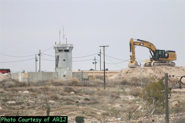 Land Leveling In Beit Sahour City to fortify Ush Ghrab Military Base