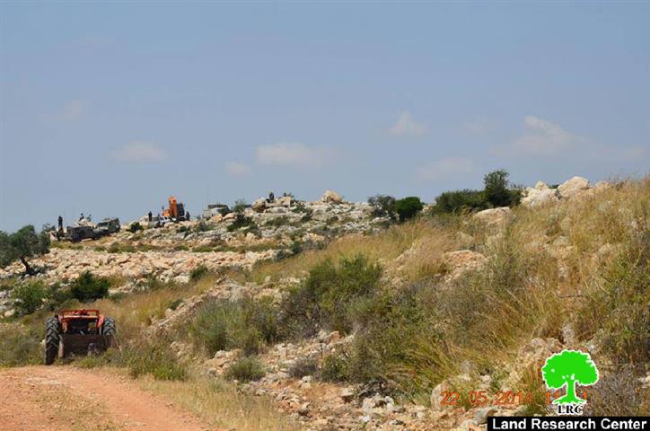 Preparations for Establishing a New Colony west of Salfit city
