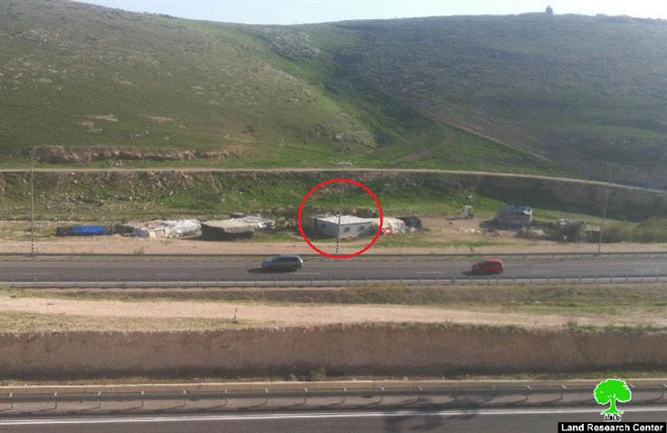 The Israeli Occupation Forces threat a residence of Demolition in East Jerusalem