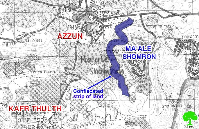 A new land confiscation order in lands of Kafr Thulth and Azzun in Qalqilyia Governorate !!!